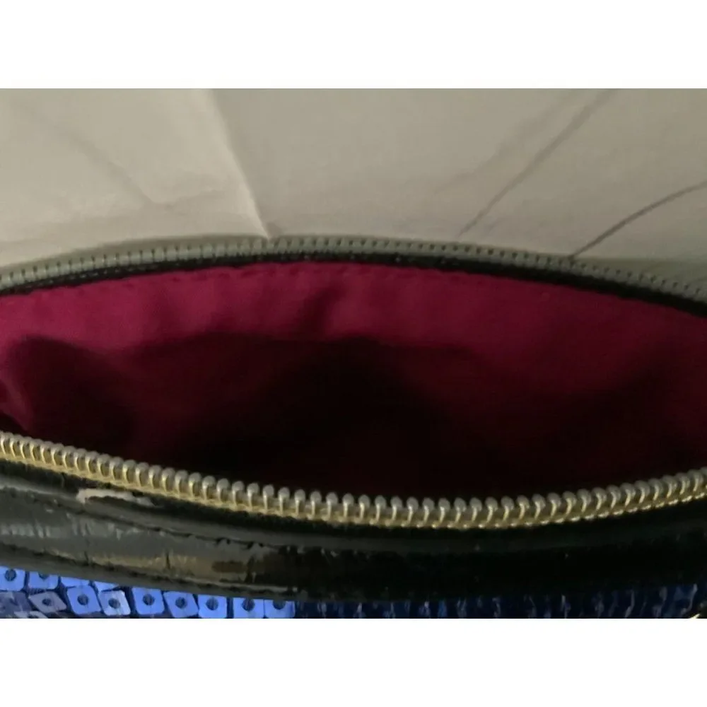 Steve Madden Blue Patent Satchel Bag | Shoulder Tote